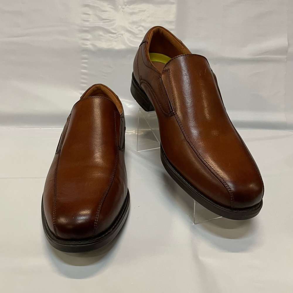 #16 Mens Florsheim Forecast Cognac Waterproof Bike Toe Slip On